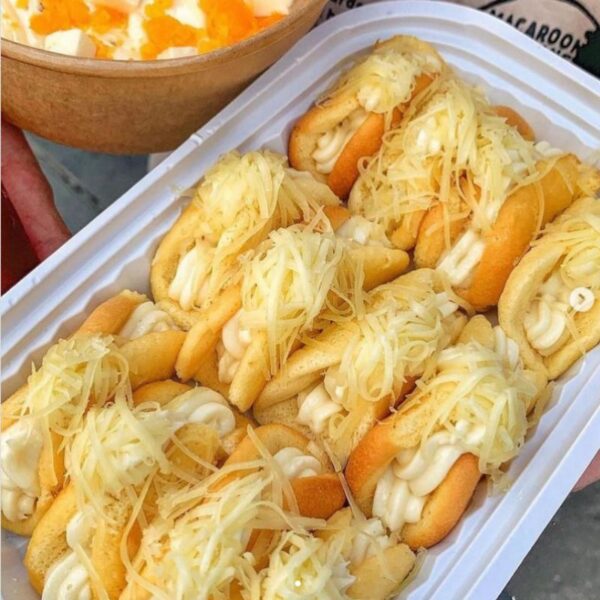 Custard phô mai sợi